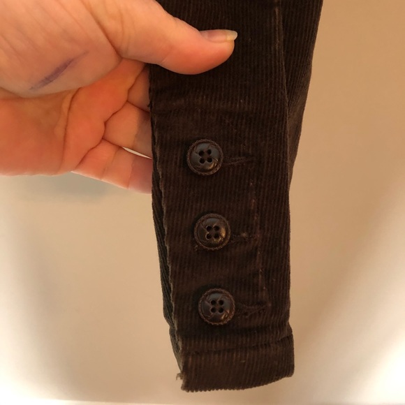 SJB corduroy blazer, brown, petite large - Picture 6 of 6